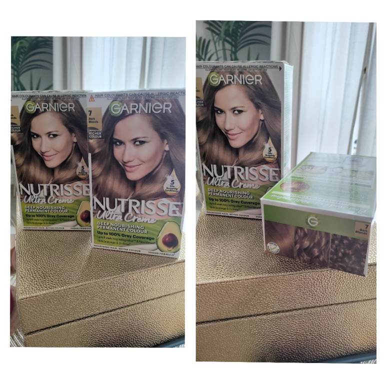 Garnier nutrisse 7 hair dye x2