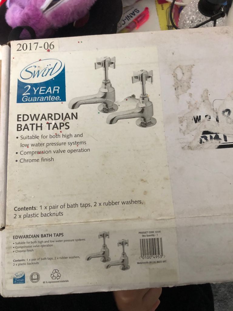 3 different taps - basic - Edwardian - waterfall sink or bath taps