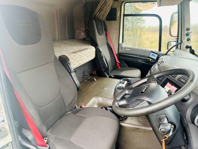 2016 (66) DAF CF 460 8X2 RLA & STEER FLAT, HIAB 658 REMOTE CRANE, SLPR, EURO 6