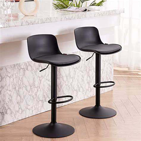 Brand New & Unused, Pair of Adjustable Height, Swivel Bar Stools