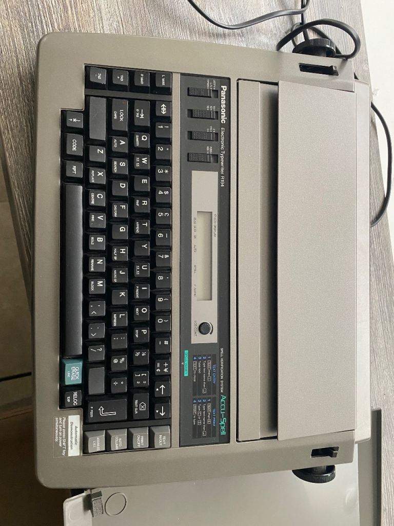 image for Panasonic electronic typewriter