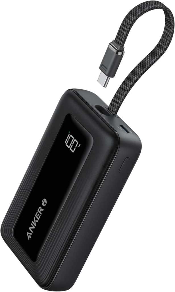 Anker Zolo Power Bank (2025) 20000mAh 30W Charger Cable Battery iPhone Samsung