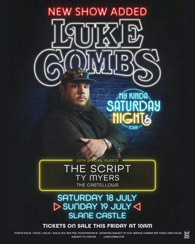 Luke Combs Slane Castle