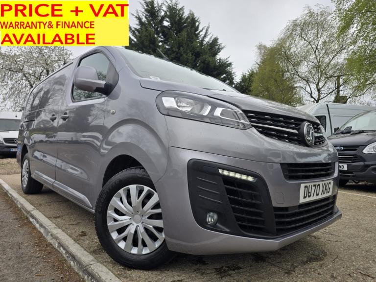 2020 Vauxhall Vivaro 1.5 Turbo D 2900 Sportive L2 LWB **59,000 MILES** PANEL VAN Diesel Manual