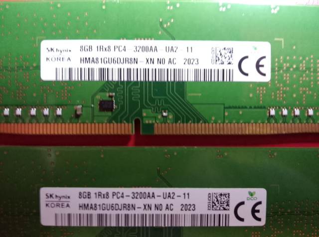 SK Hynix 8GB PC4-3200AA-UA2-11 RAM Memory Sticks | in Brightons