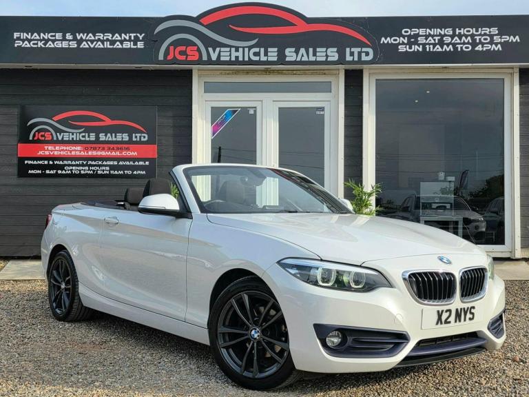 2018 BMW 2 Series 218d Sport 2dr [Nav] Step Auto CONVERTIBLE DIESEL Automatic
