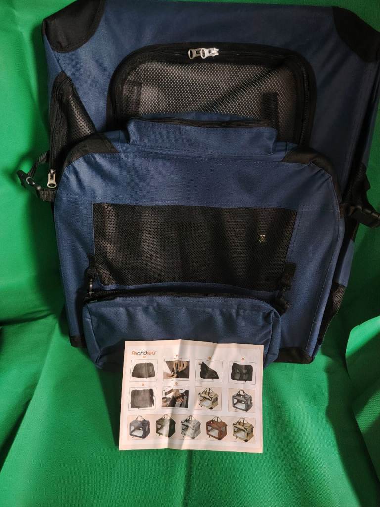 Brand new Prutapet Large Cat Carrier 24"x16.5"x16.5" Portable Dog Crate RRP£77