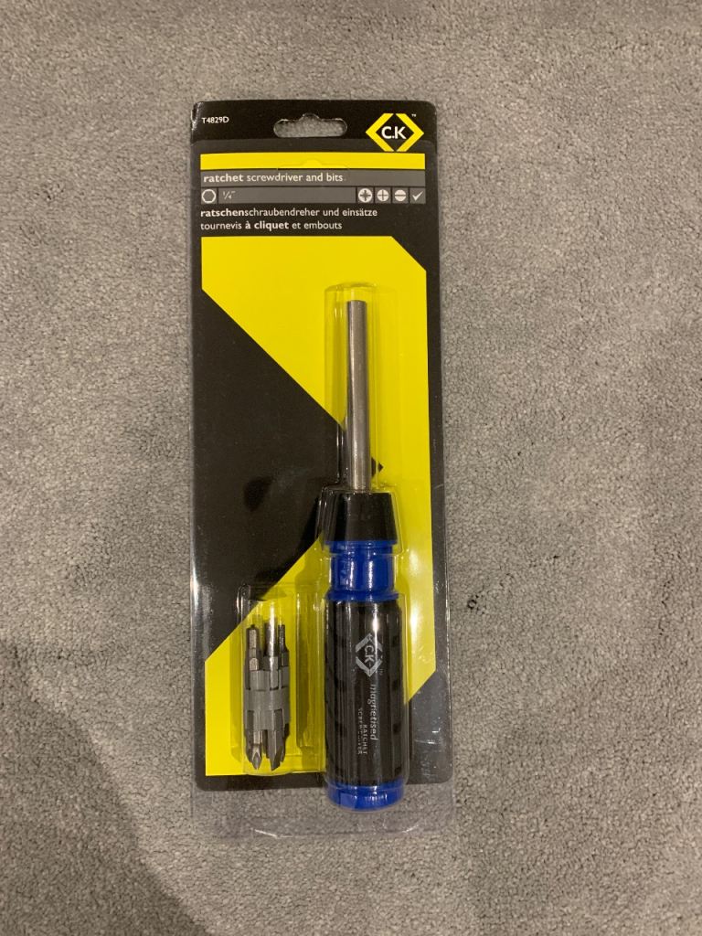 C.K T4829D Ratchet Screwdriver and Bits Set