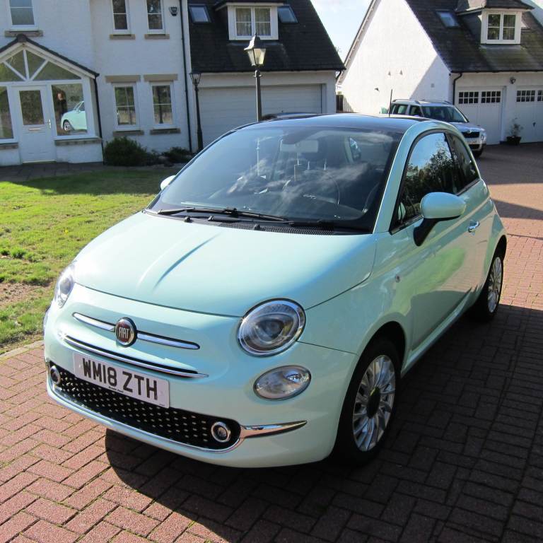 Fiat 500 1.2 Lounge 2018 in smooth mint Manual, 1242 (cc), 3 doors