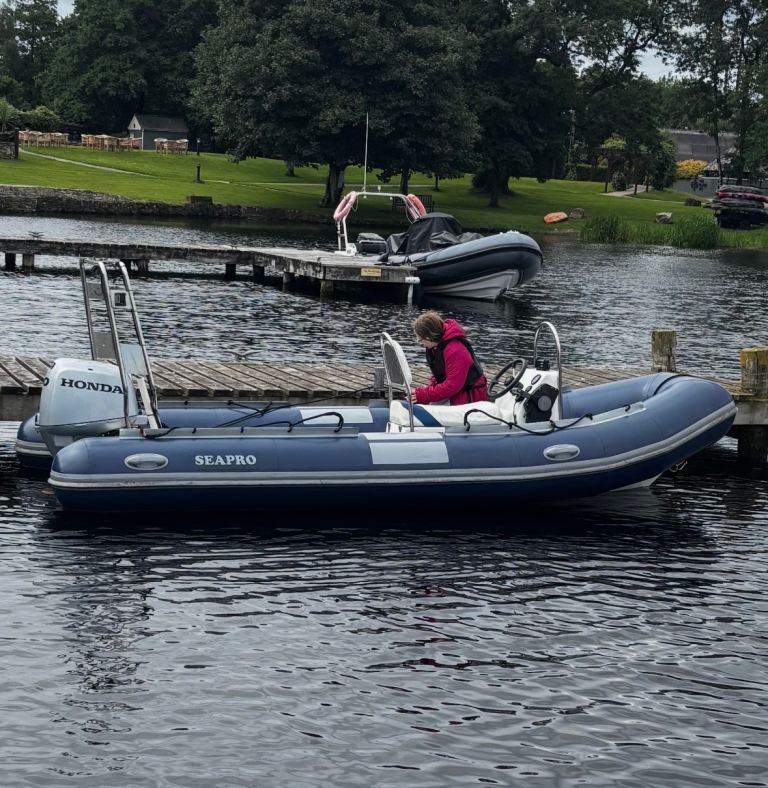 Seapro RIB Boat with Honda 50HP Outboard and Trailer