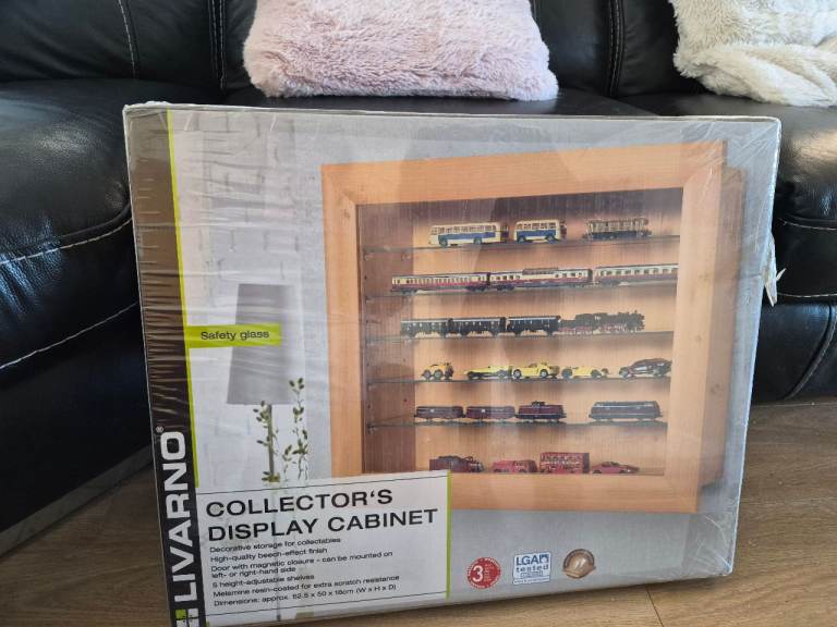 Wall mounted display cabinet brand new