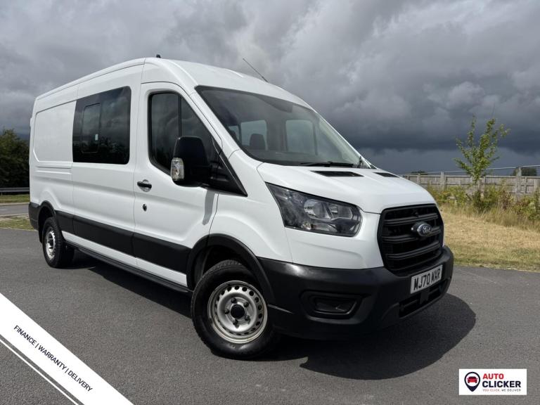 2021 Ford Transit 2.0 350 EcoBlue Leader Crew Van Double Cab 6dr Diesel Manual RWD L3 H2 Euro Com...