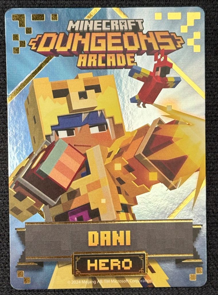 Minecraft Dungeons Arcade Hero Card Series 3 (#108 Dani)