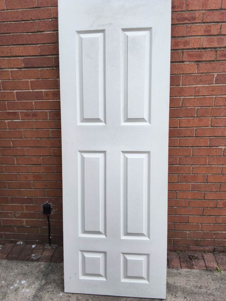 White 6 panel door brand new