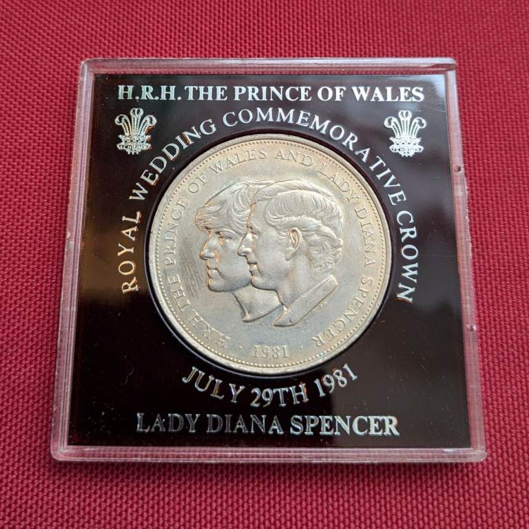 1981 Crown - Royal Wedding of Lady Diana and Prince Charles crown coin