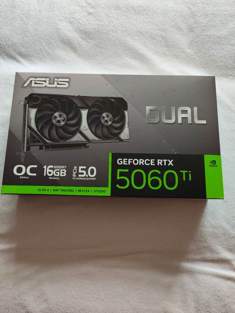 Asus RTX 5060ti 16gb Graphics Card PC component