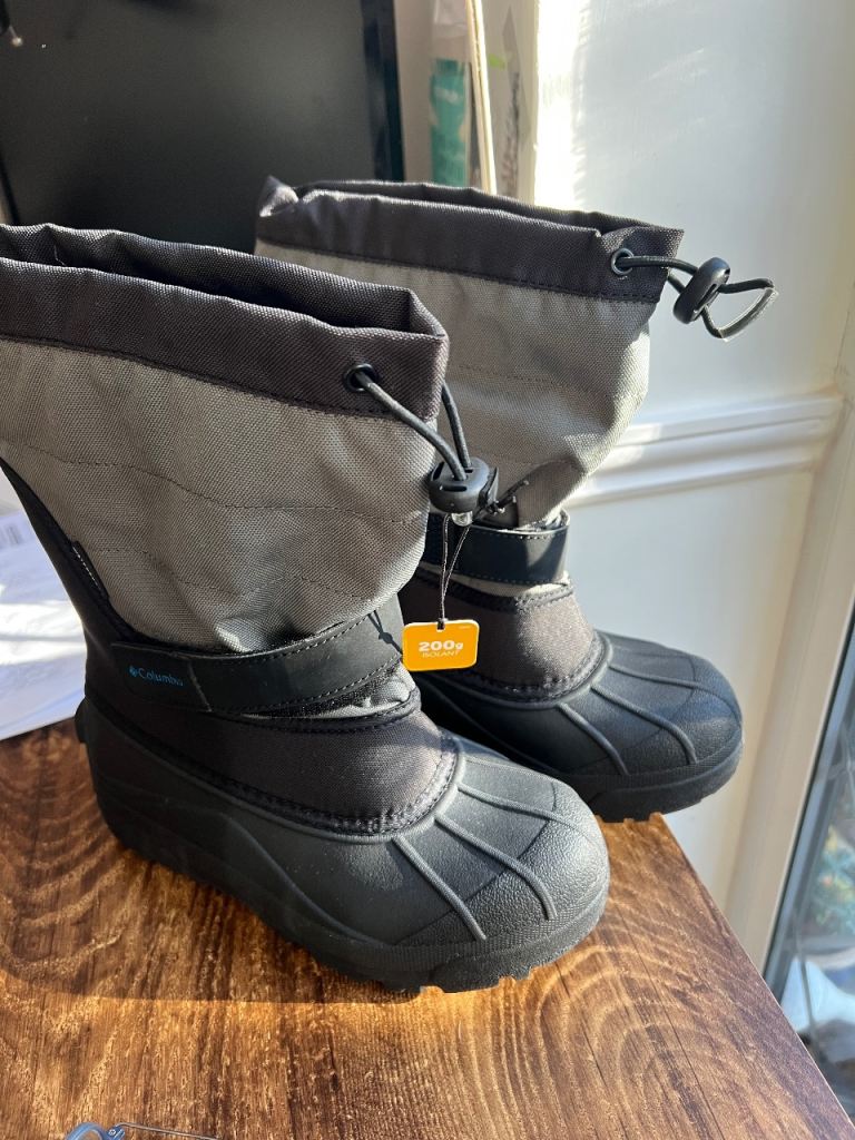 Columbia Unisex-Child Youth Powderbug Plus II Boots Size UK3 (35 EU).