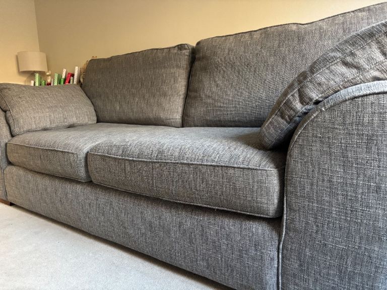 image for Next Stamford 3-Seater Sofa - Dark Grey
