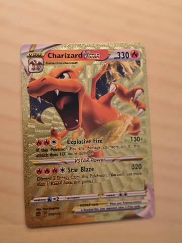 gold metal pokemon card charizard - Commemorate your favorite Pokemon with this Charizard 2018 Pokemon Celebrations Metal Card #4 Card charizard gold pokemon cards Pokemon