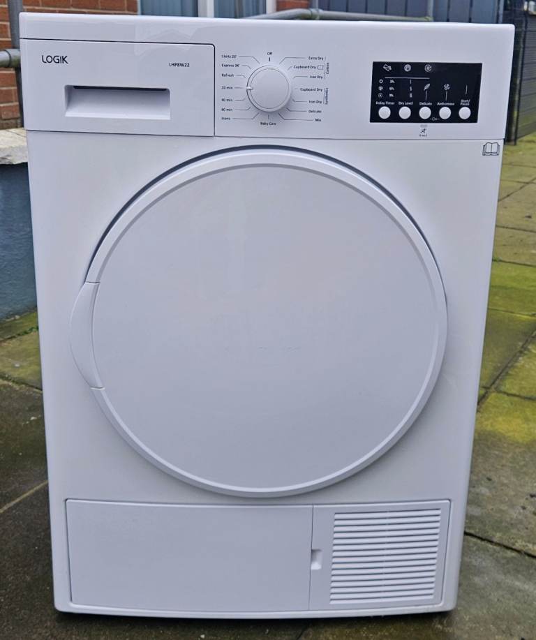 8kg Logik Heat Pump Dryer 