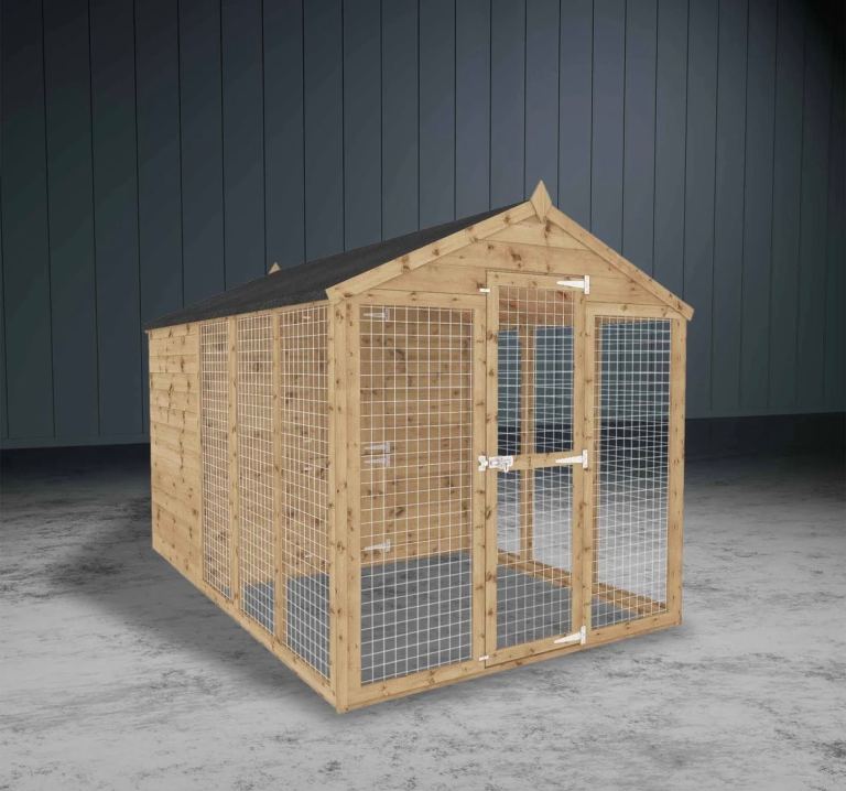 8x6 Dog Kennel and Run