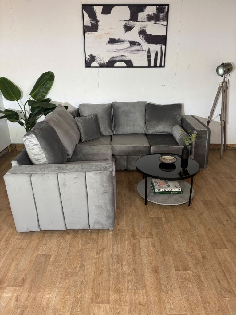 Grey Corner Sofa FREE DELIVERY £300
