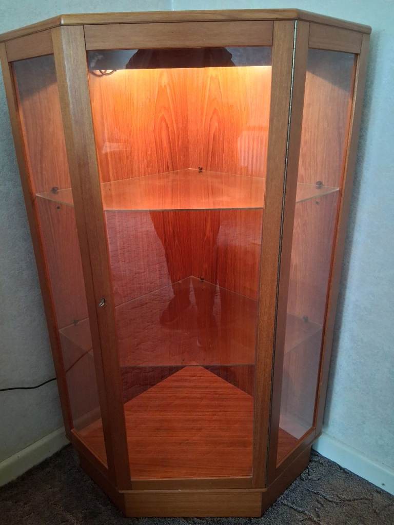 CORNER DISPLAY CABINET 