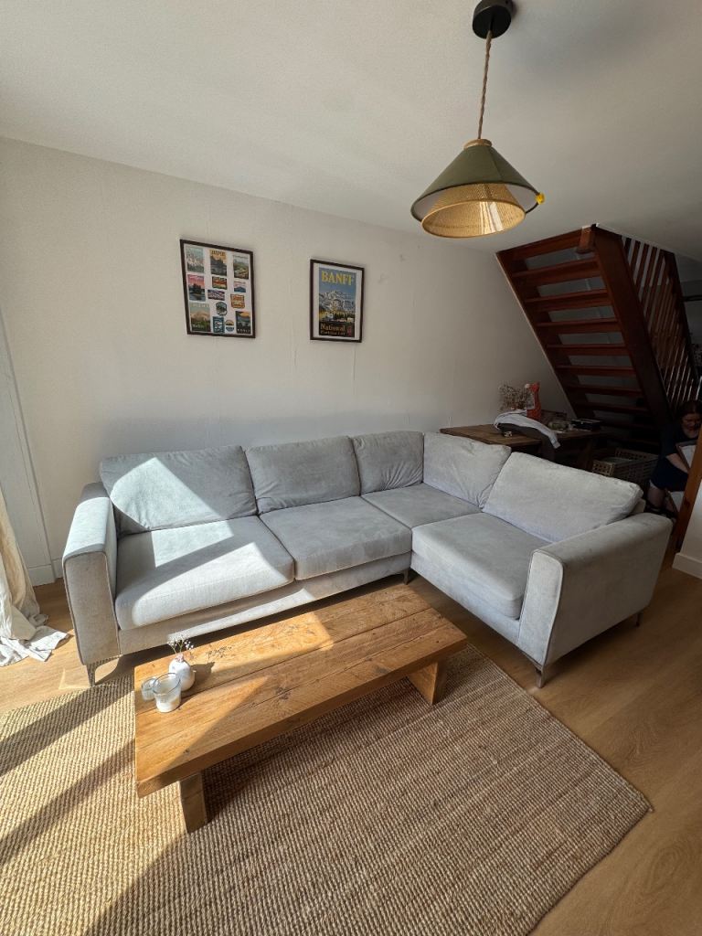 L shaped sofa DFS