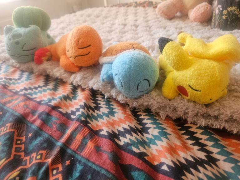 Pokemon teddies and figurines 