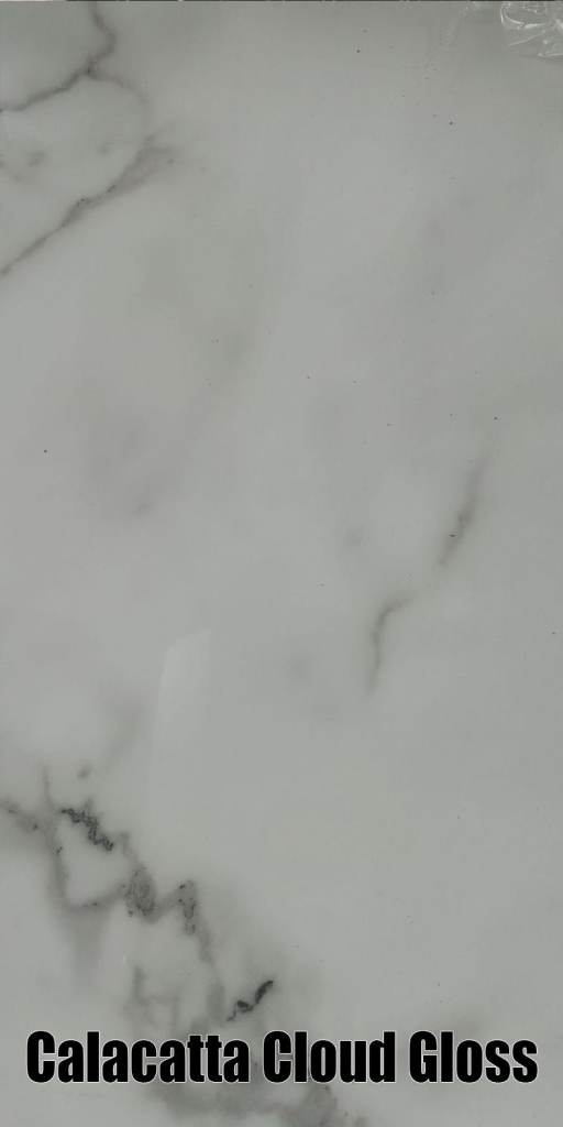 Brand New Wrens Calacatta Cloud Gloss Luxury Laminate Worktops still in wrapping. Various sizes.