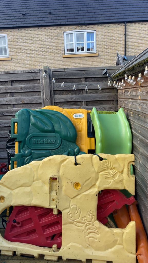 Outdoor slide/ climbing frame 