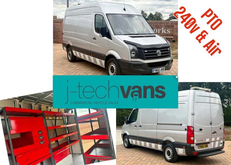 2017 Volkswagen Crafter / Mercedes Sprinter 2.0 TDI L2 H2 Van *** 240v Generator / Compressor ***...