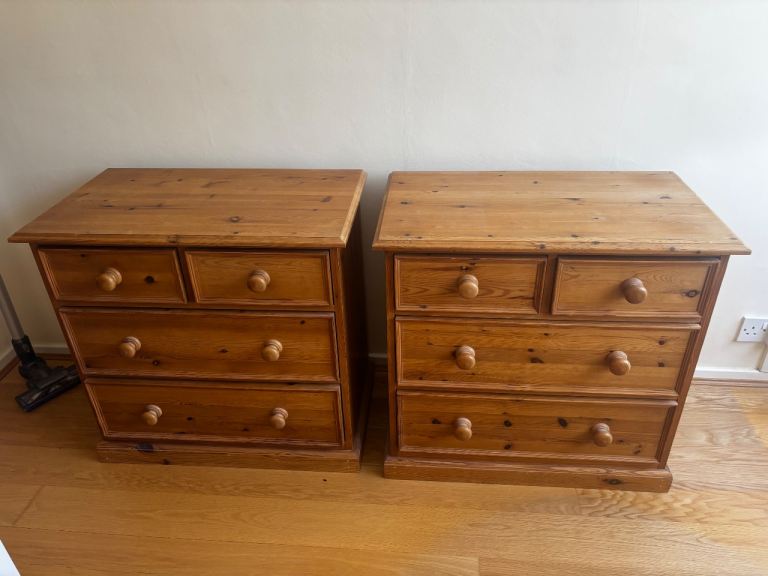 Pair of Wooden  Chest of Drawers
