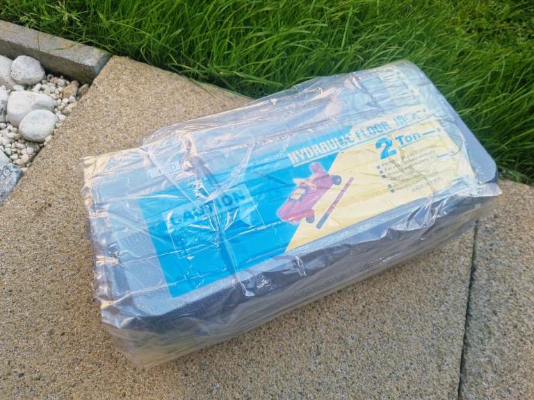 2 Ton Tonne Hydraulic Trolley Floor Jack With Plastic Storage Carry Case Car Van