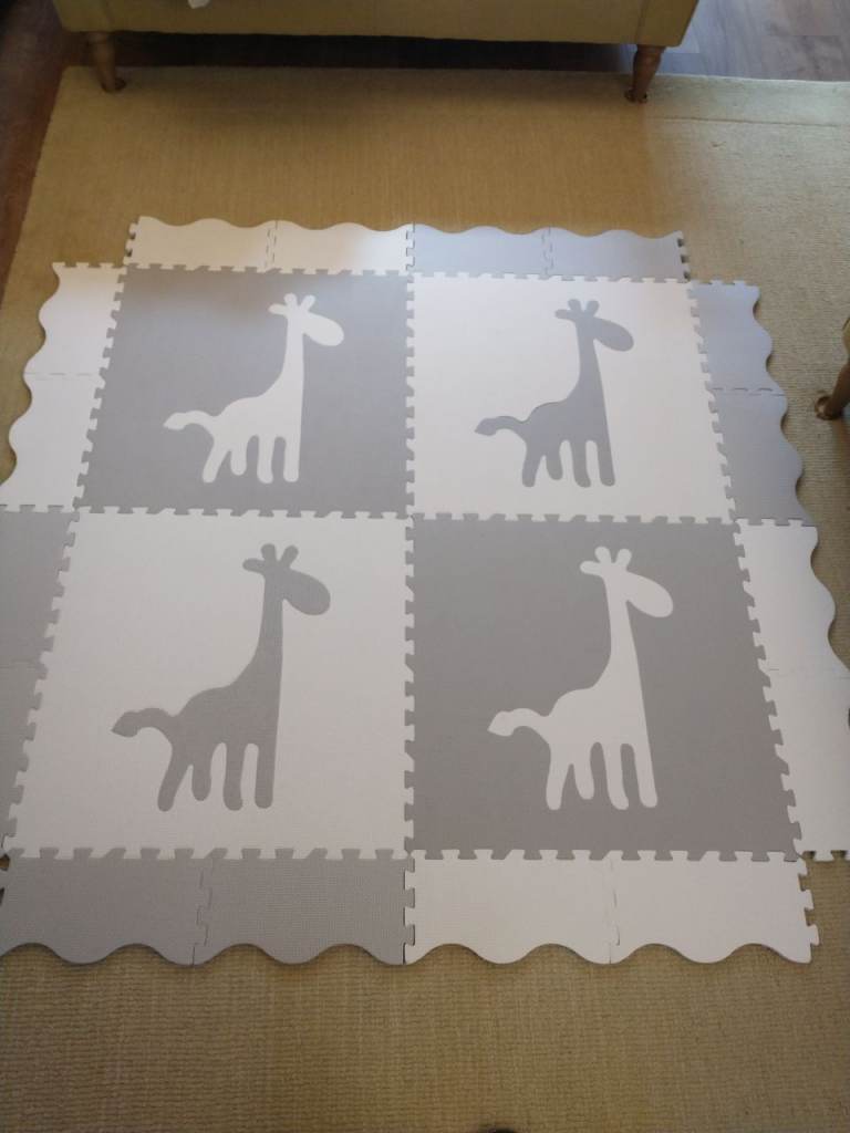 Interlocking Giraffe Baby Play Mat – Soft Foam Floor Tiles
