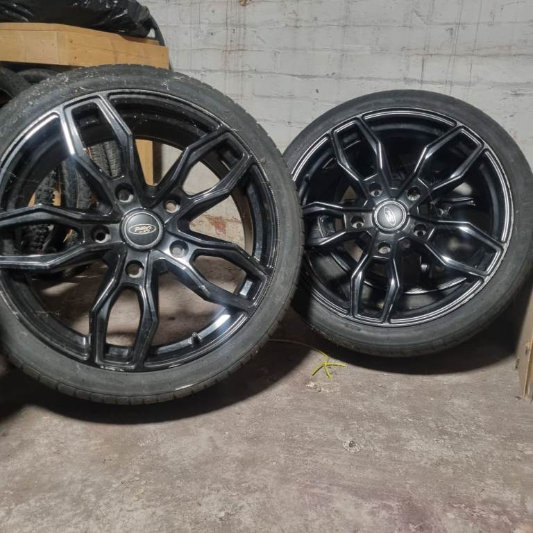 Black ford alloy wheels 20"