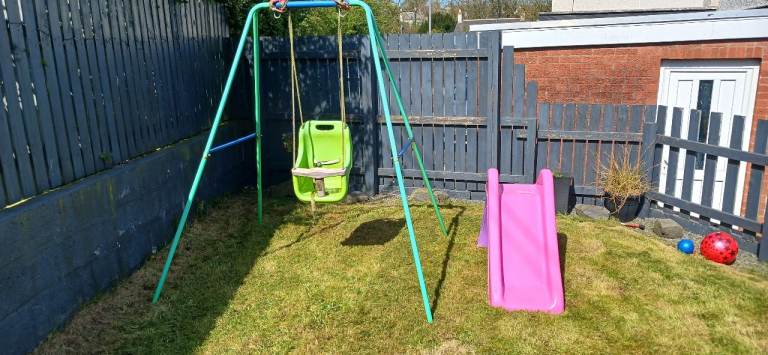 Child Swing and Slide - Free