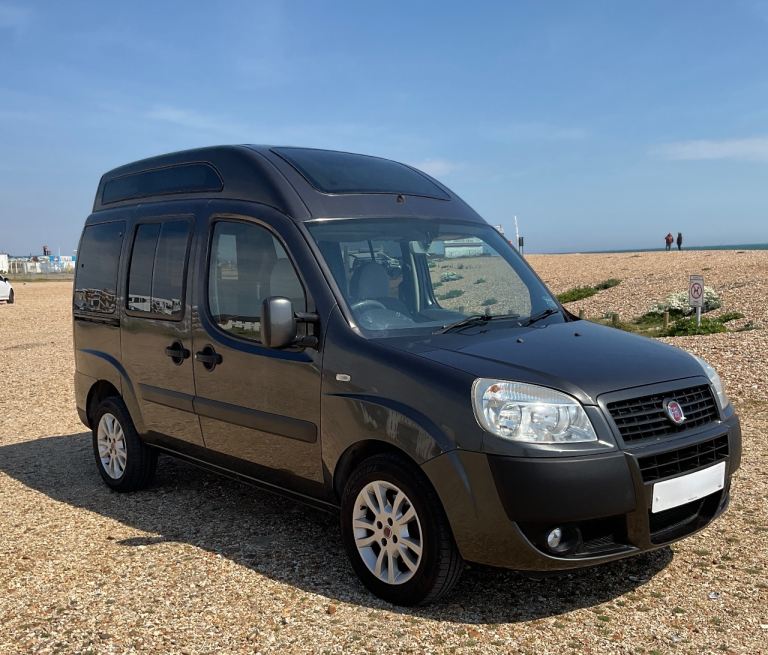 £5250 - FIAT DOBLO COMPACT CAMPER High Roof 2008, Diesel 1.9 Dynamic Multijet, 73k miles, 