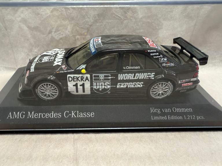 Original Mercedes Benz Model Car Collection - 1:43 AMG Mercedes C-Klasse Jorge van Ommen Ltd Edition