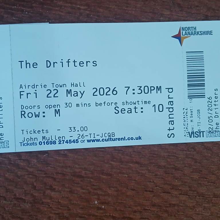 The drifters 22nd may 
