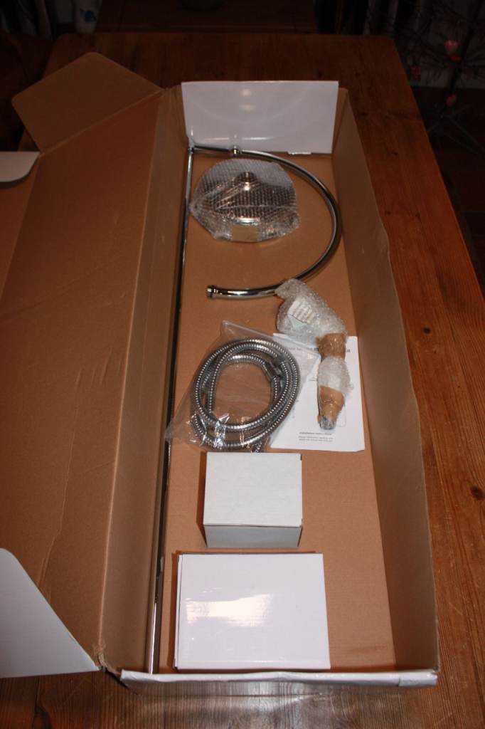 Old London Chrome Deluxe Grand Rigid Riser Shower Kit with Diverter - AM319 **NEW** RRP: £315+