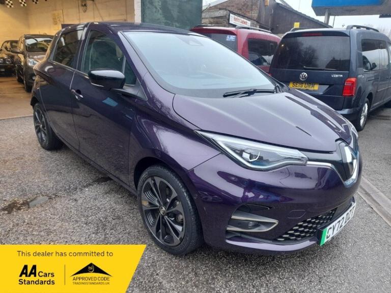 Renault Zoe R135 EV50 52kWh Iconic Auto 5dr (Boost Charge),1 OWNER, FSH, PURPLE