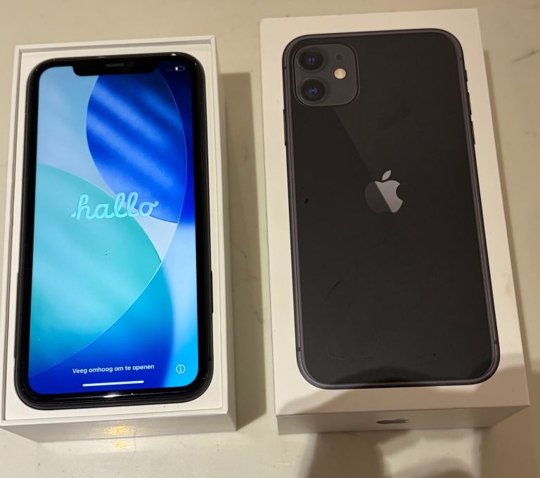 image for iPhone 11 Black, Boxed, Very Good Condition 64Gb unlocked
