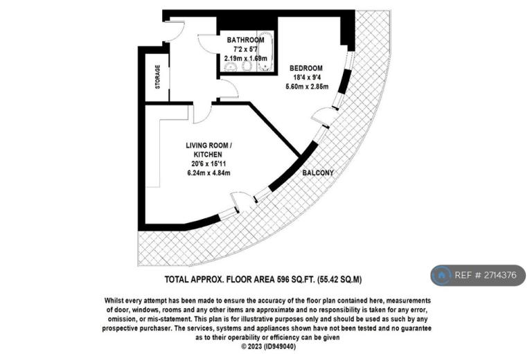 1 bedroom flat in Trinity Tower, London, E14 (1 bed) (#2714376)