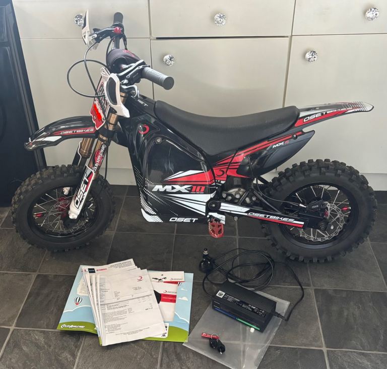 Oset mx 10 electric motorcross bike ktm e3 e5 sur ron hyper bee Revvi