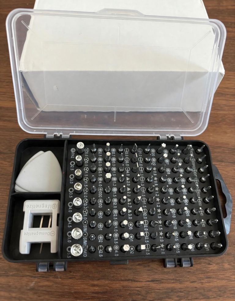 Comprehensive 115-Piece Screwdriver Bit Set – Unused Condition