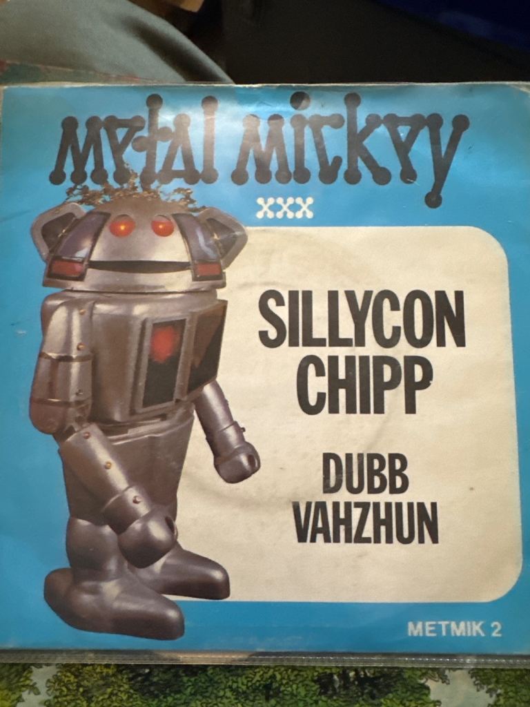 Metal micky silicon chip single record rare 
