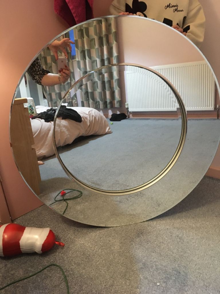 80cm round mirror 