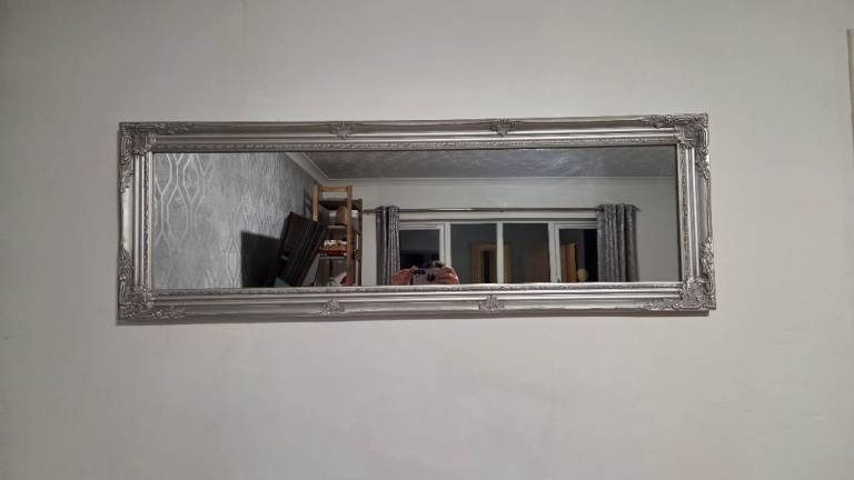 Large rectangular mirror
