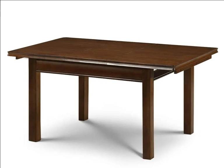 JULIAN BOWEN CANTERBURY DINING TABLE - MAHOGANY FINISH-(Damaged)